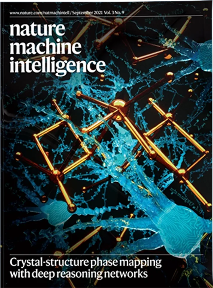 Nature Machine Intelligence cover featuring deep reasoning networks